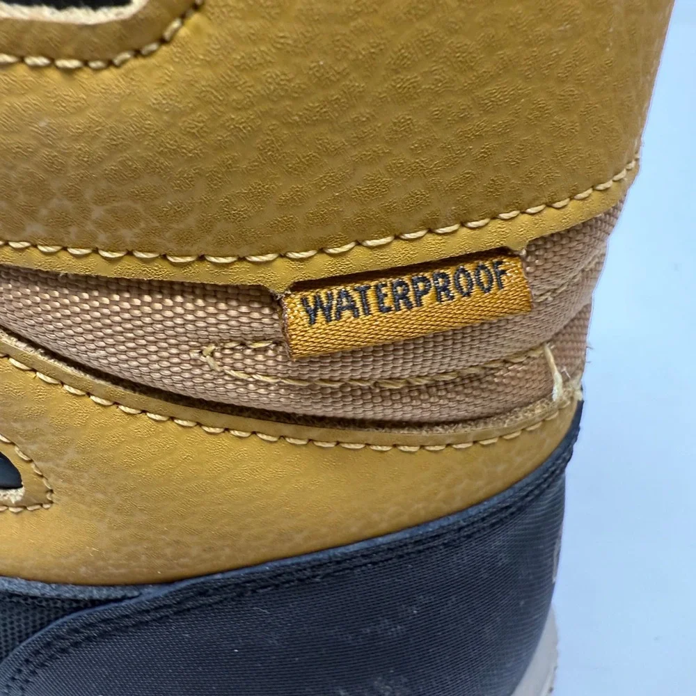 Merrell Kids Snow Ridge Waterproof Insulated Winter Boots Yellow‎ Black Size 3Y